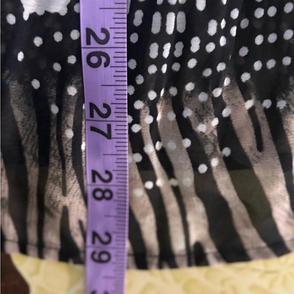 Vintage Fashion Bug Black and Cream Button Down Shirt - Picture 8 of 9